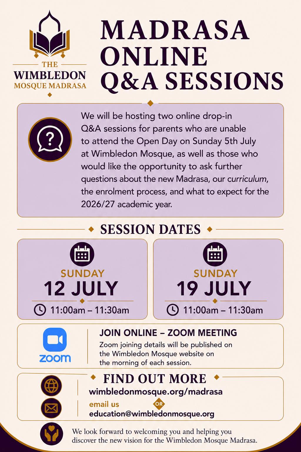 Online Q&A Sessions